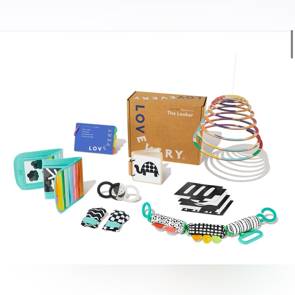 Lovevery 0-3 months 0-12 weeks “The Looker” playkit